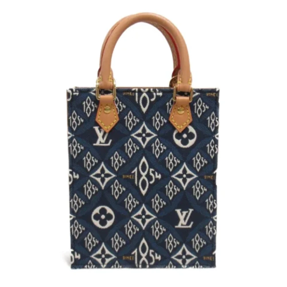 Louis Vuitton Vintage Pre-owned Leather shoulder-bags Blue Dames