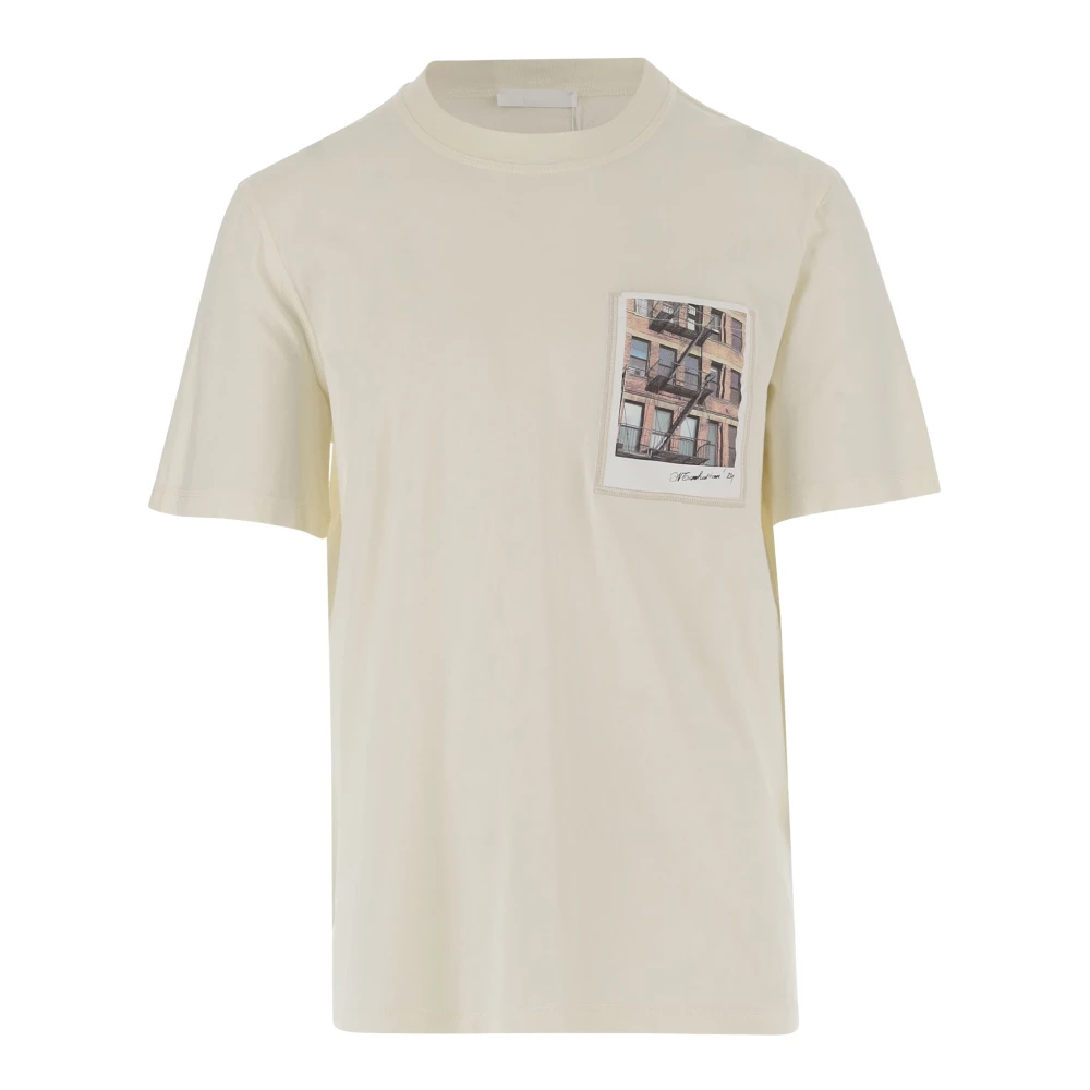 Helmut Lang Stijlvolle T-shirts en Polos Beige Heren