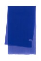 echarpe-bleue-rectangle-avec-bord-fini