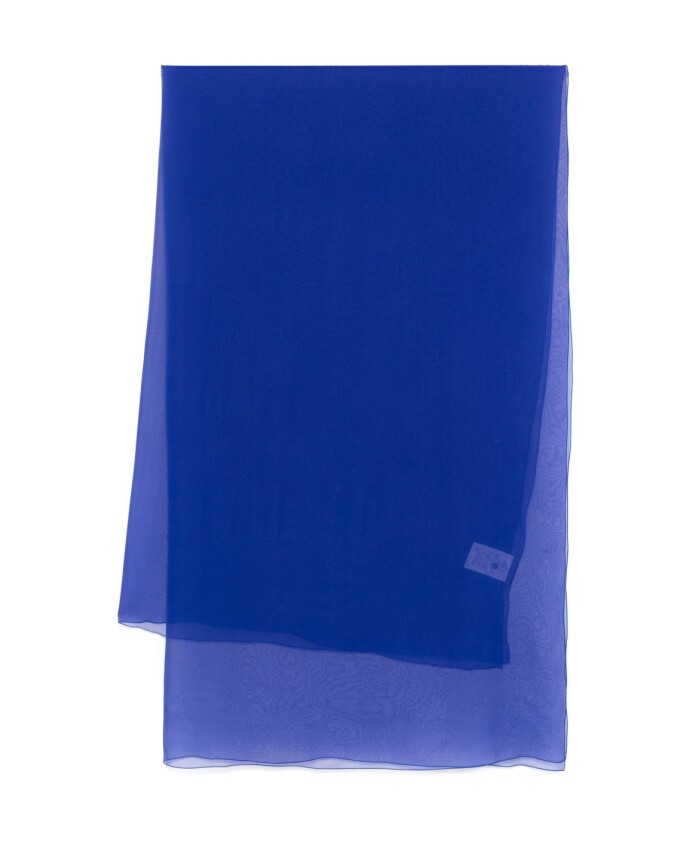 echarpe-bleue-rectangle-avec-bord-fini
