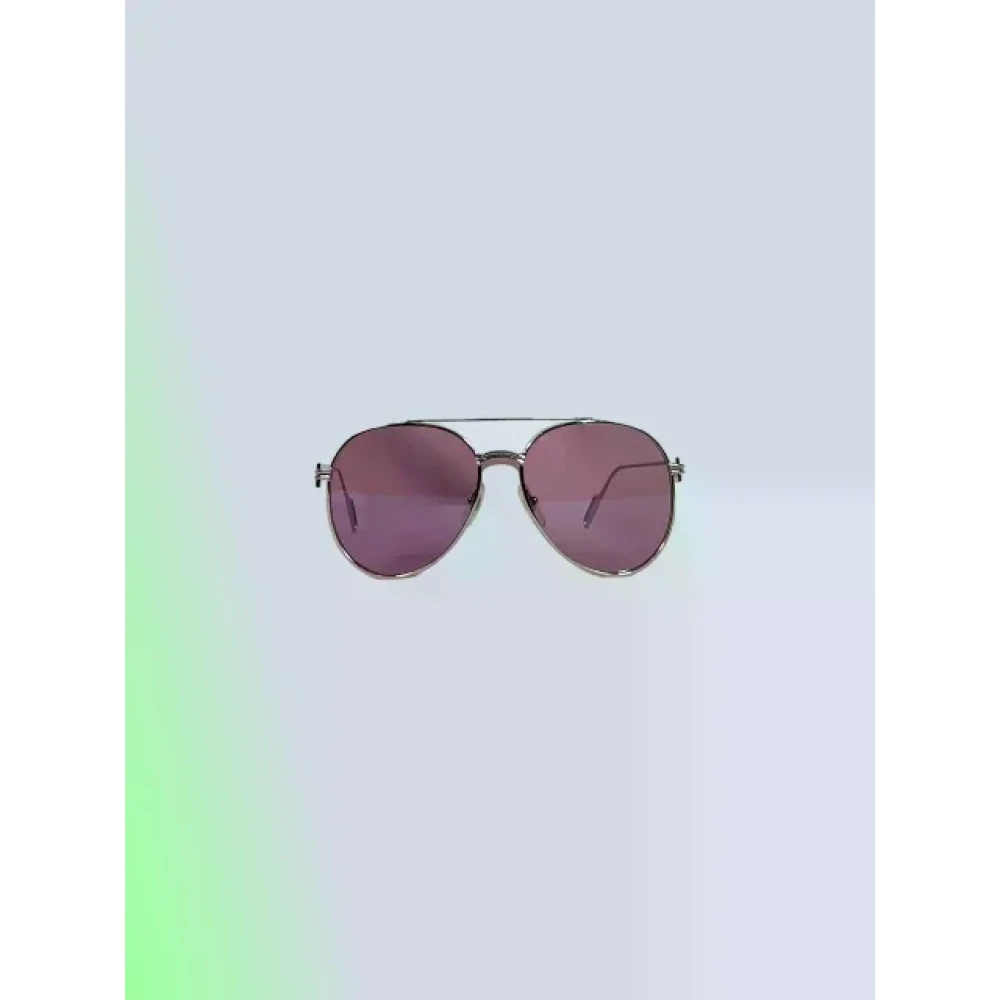 Cartier Vintage Pre-owned Metal sunglasses Red Dames
