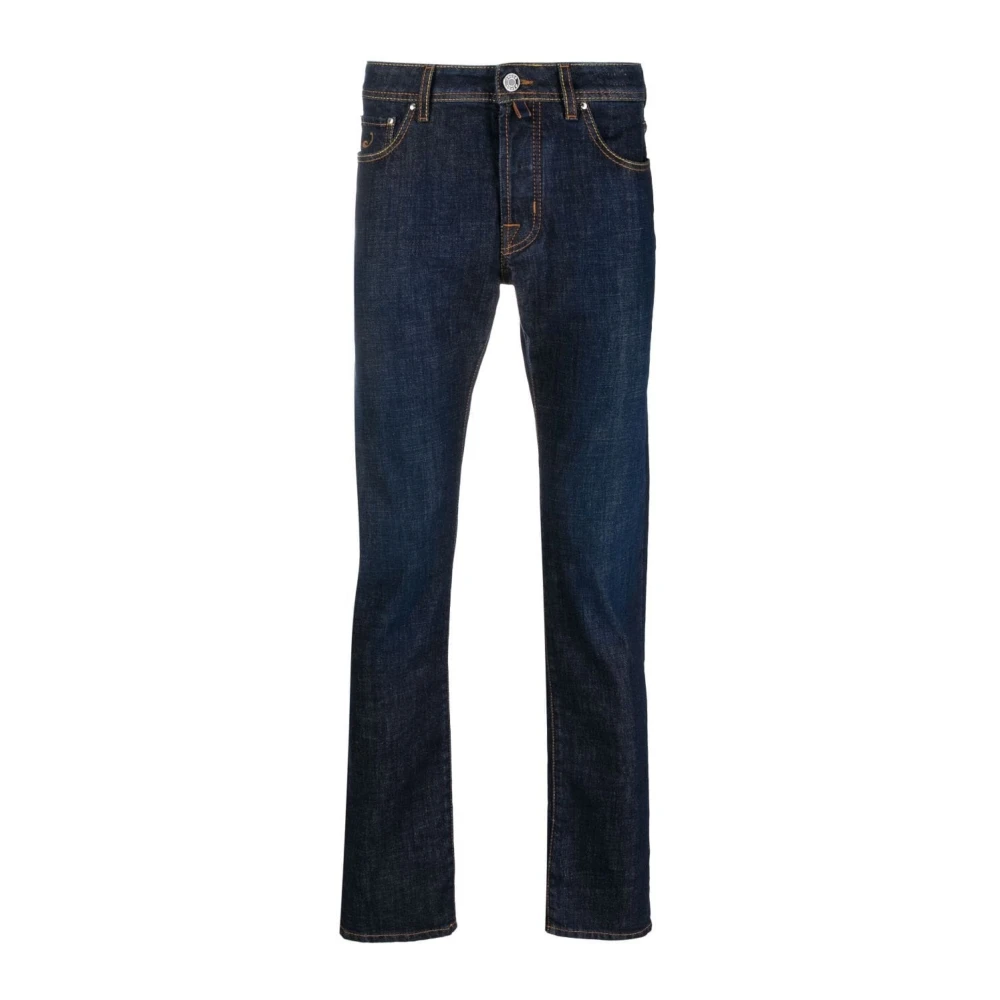 Jacob Cohën Blauwe Straight Jeans Casual Stijl Blue Heren