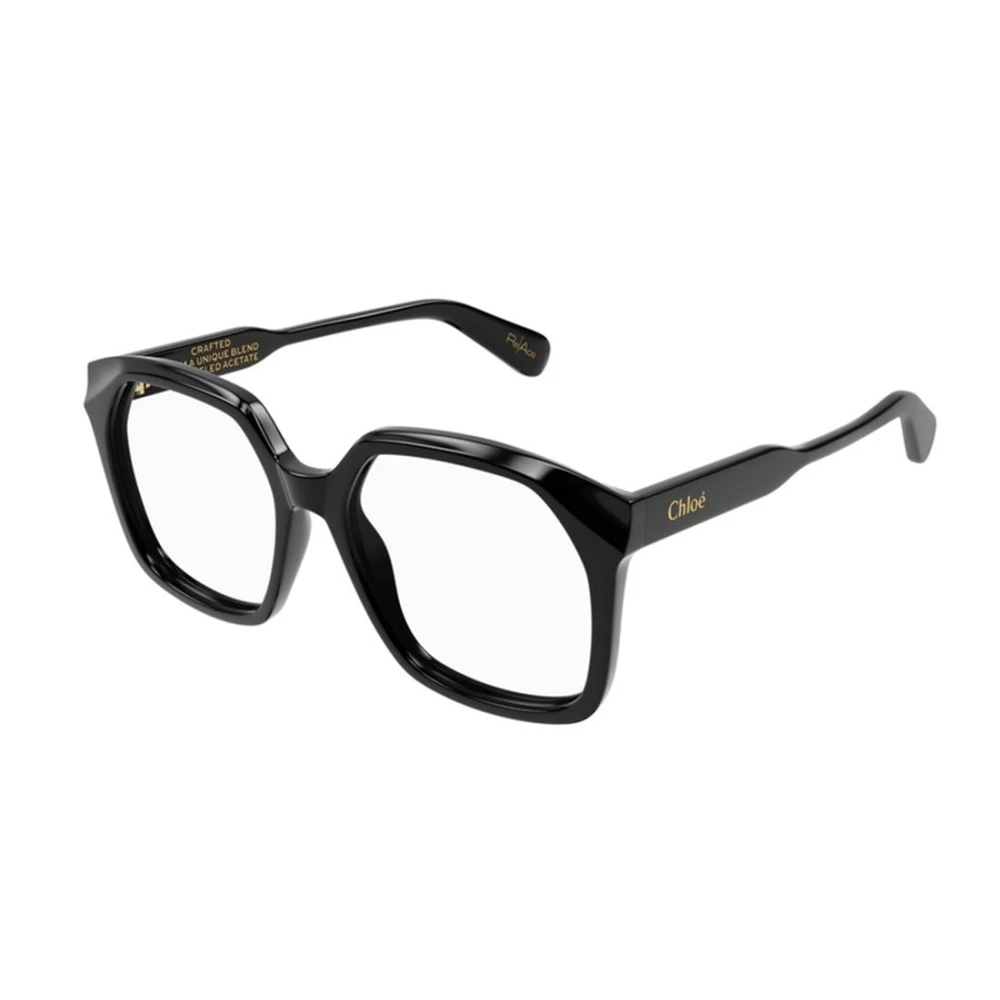Chloé Women's Black Glasses, 55 Mm, Square Glasses