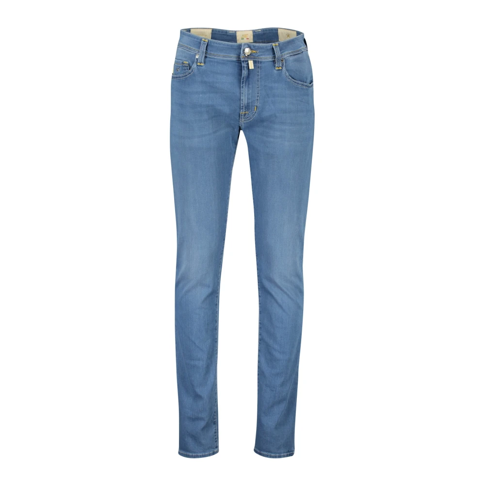 Tramarossa Blauwe Denim 5-Pocket Jeans Blue Heren