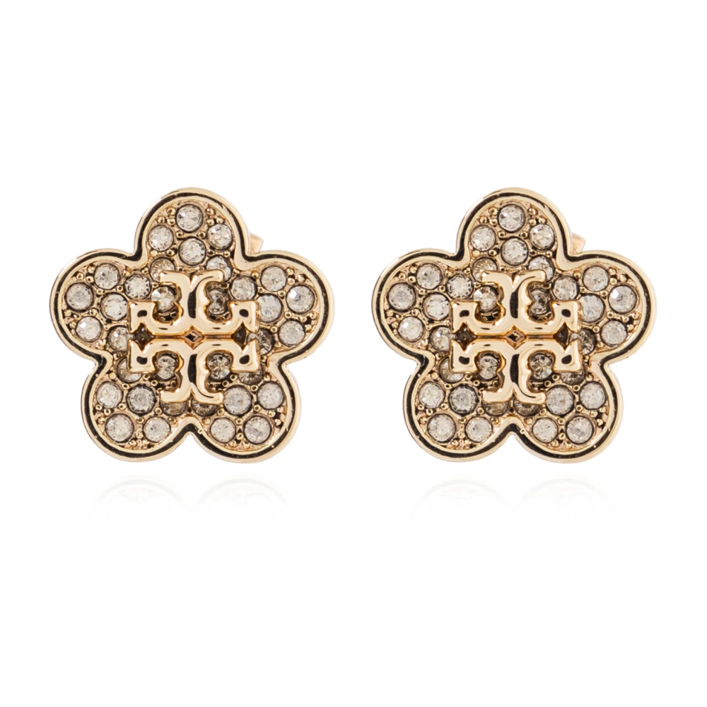 Tory Burch Donna Giallo Orecchini Con Cristalli Scintillanti
