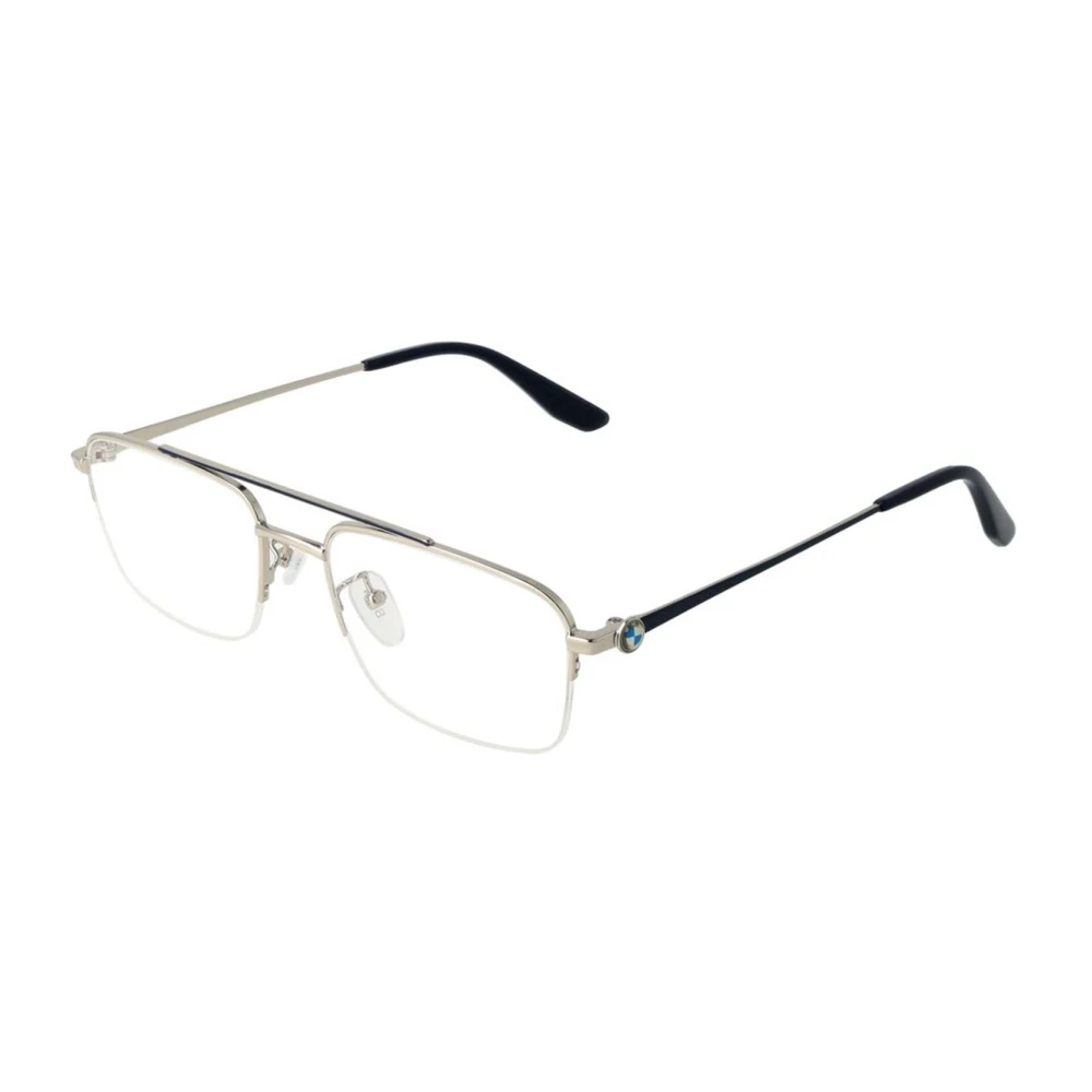 BMW Heren Aviator Metalen Optische Frames Gray Heren