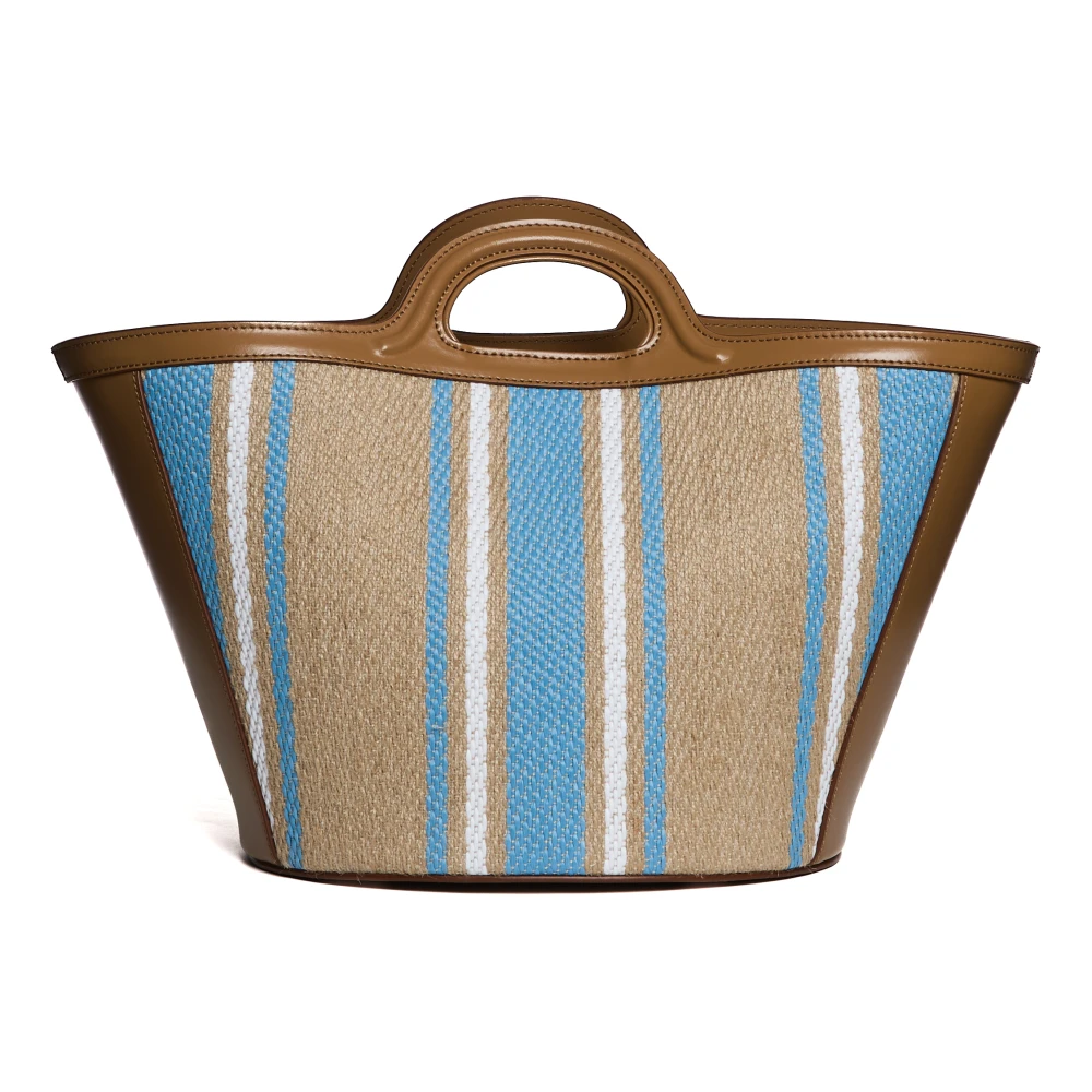 Marni Witte Handtas met Tropicalia Stijl Multicolor Dames