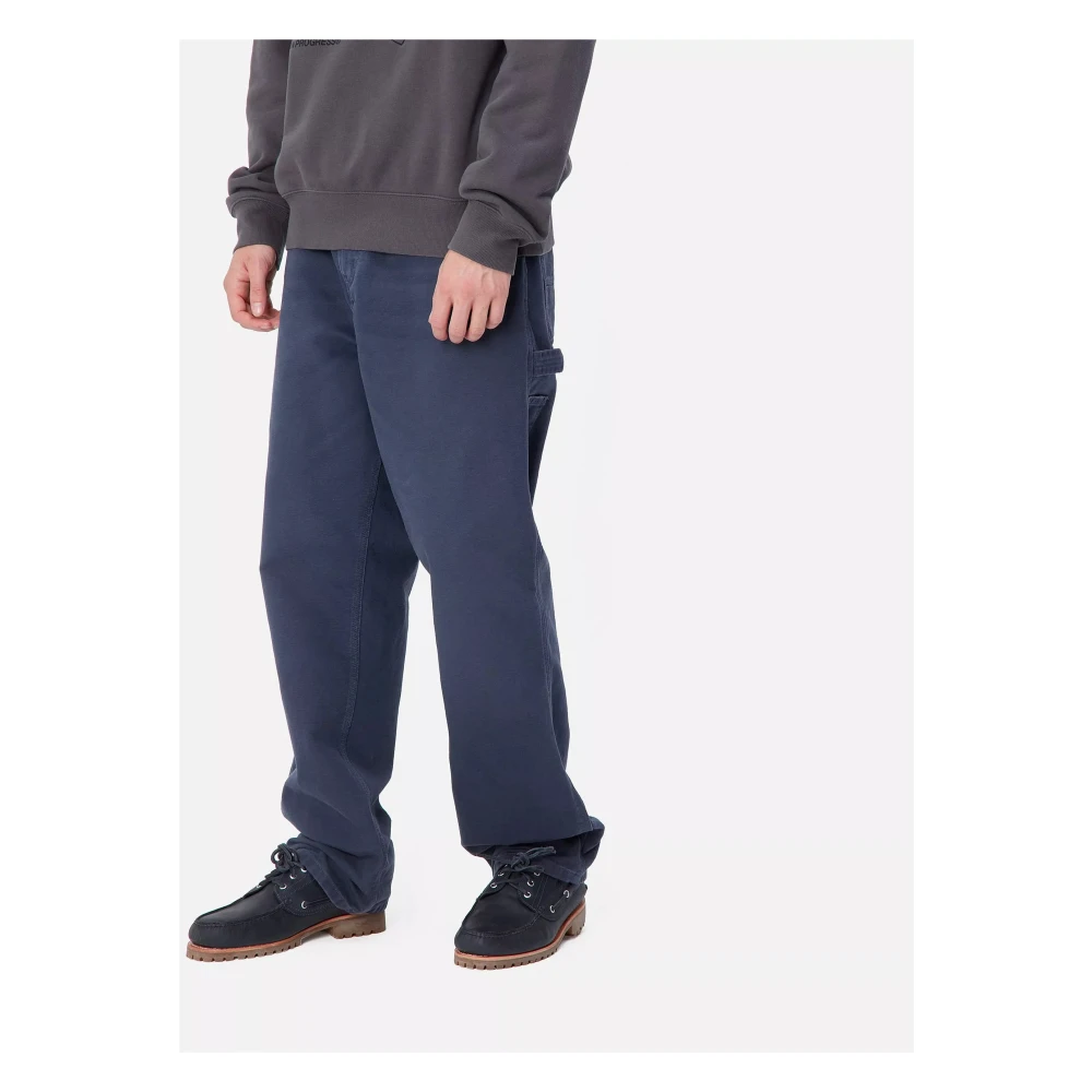 Carhartt WIP Relaxed Straight Fit Kniebroek Air Force Blue Heren