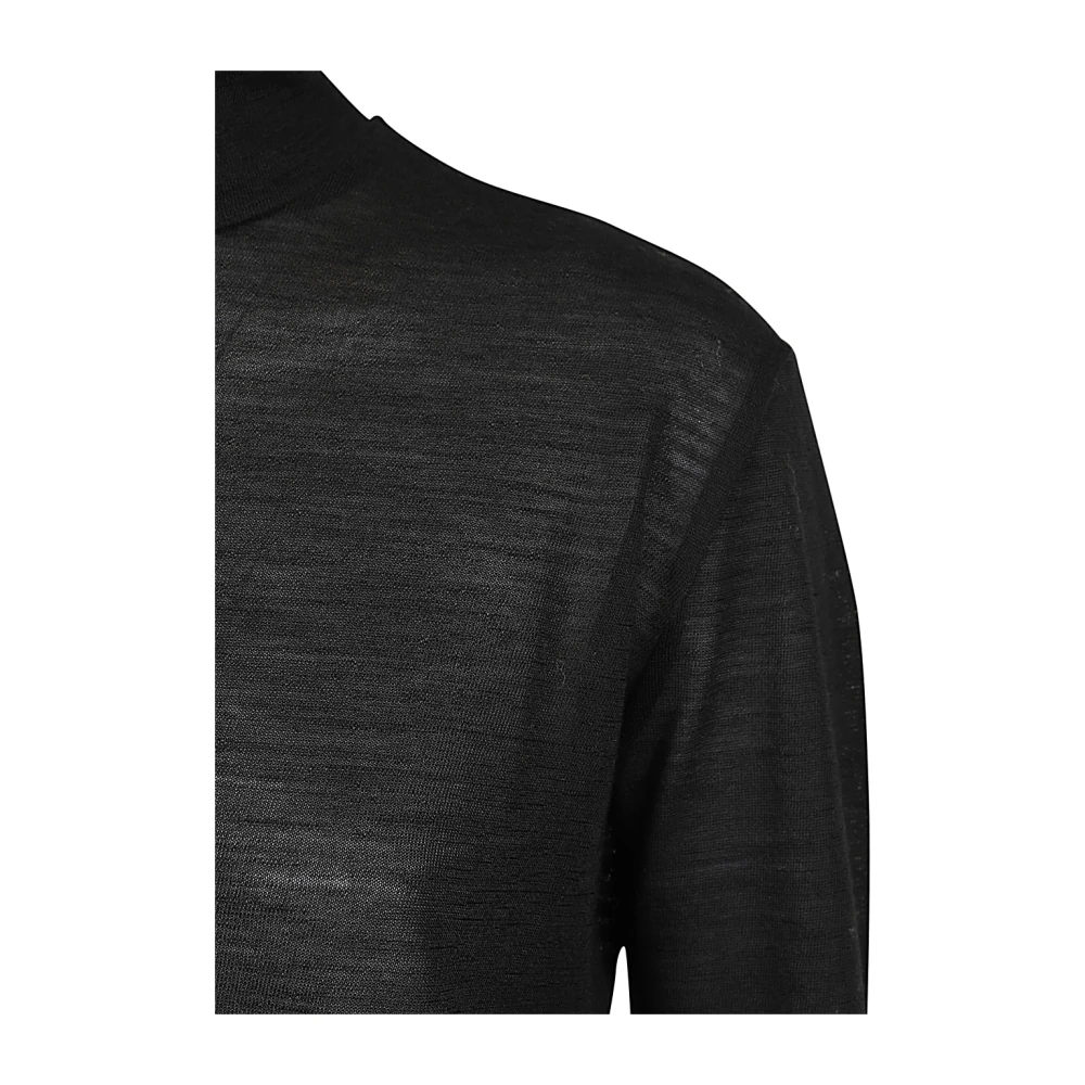 Mauro Grifoni Zwarte wollen trui Black Dames