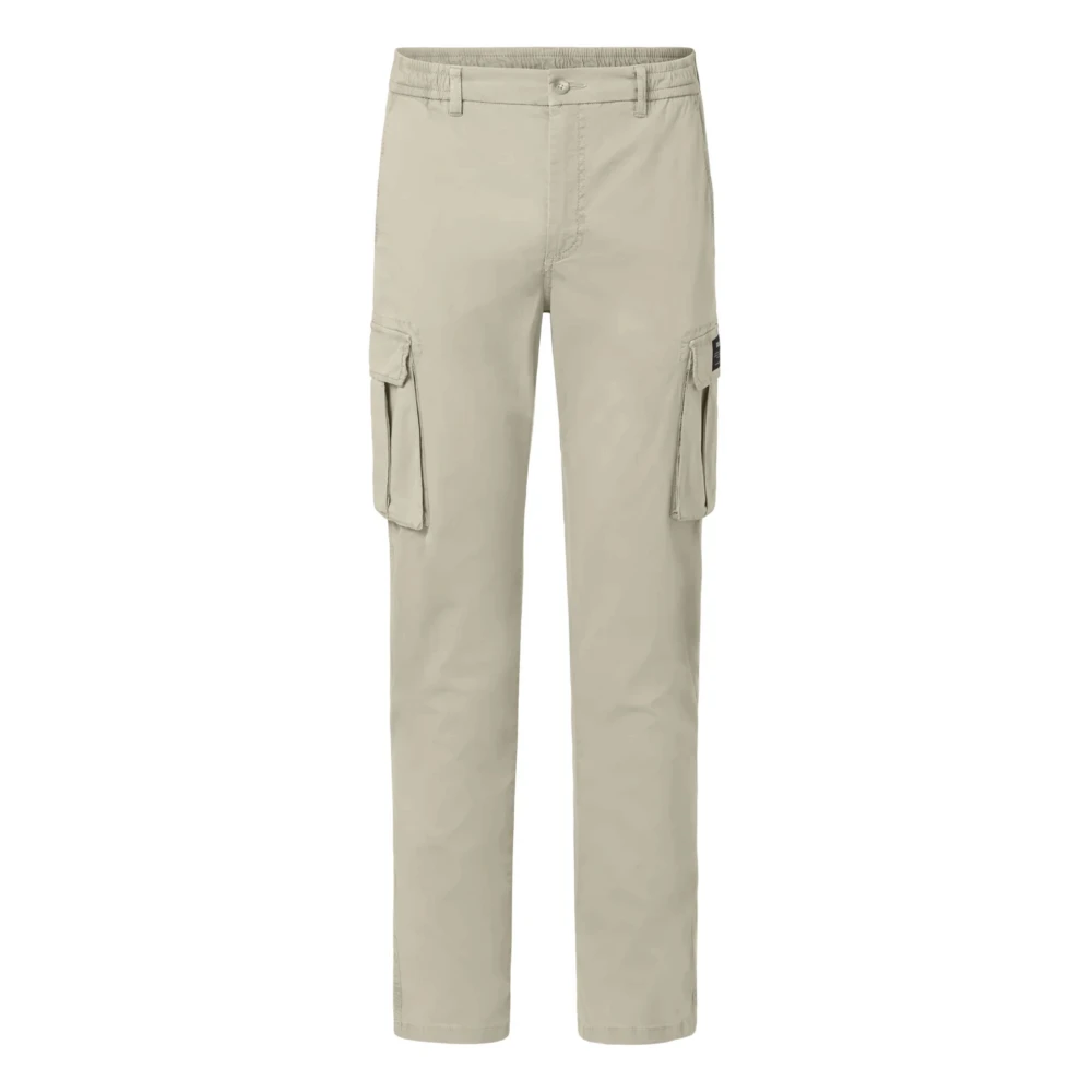 Ecoalf Men's Beige Ethicargo Trousers - Straight Trousers - W32 - Trousers
