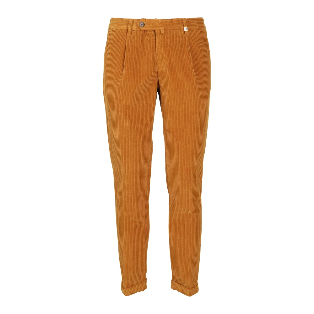 Myths Geribbelde Fluweel Top Orange Heren