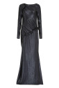 robe-a-encolure-drapee-et-manches-transparentes