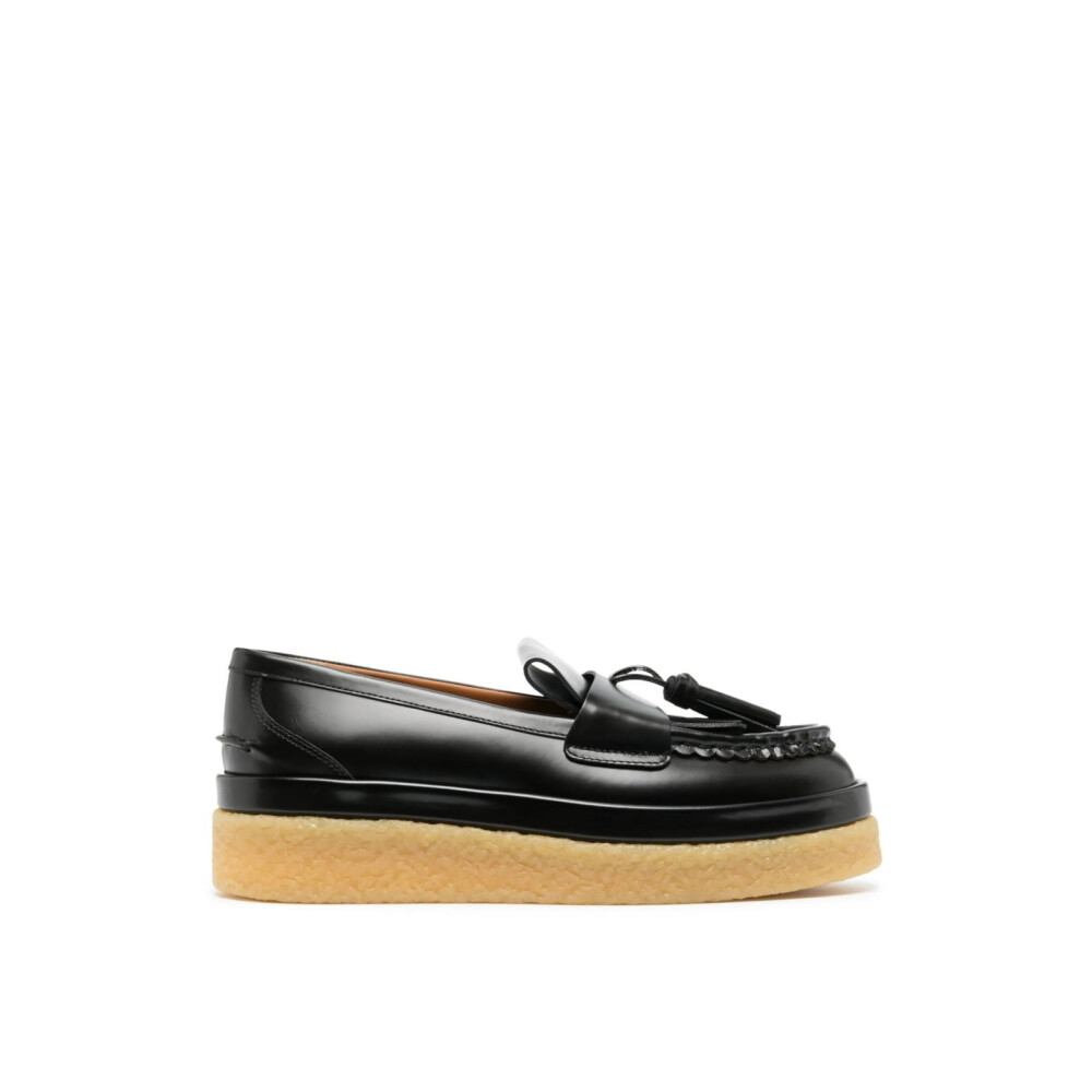 Platform loafers with hot sale tassels