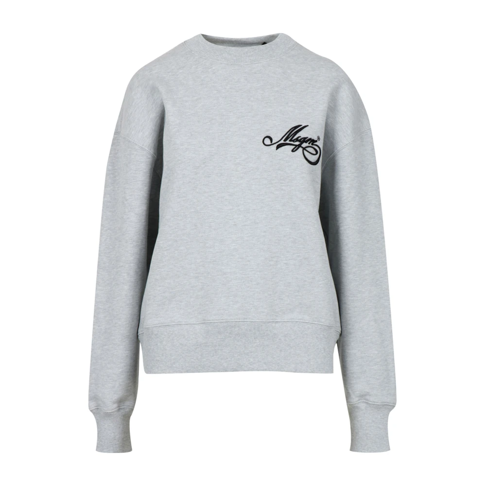 Msgm Donna Grigio Felpe, S, New,