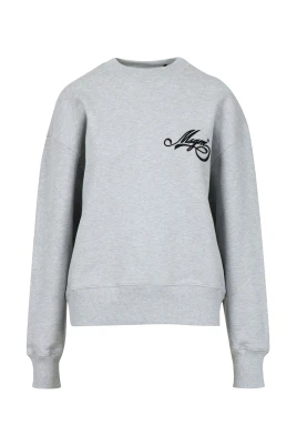 Cursive Logo Jersey Sweatshirt