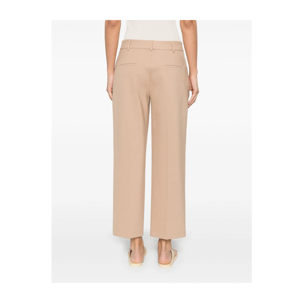 Peuterey Beige Broek met Verborgen Sluiting Beige Dames
