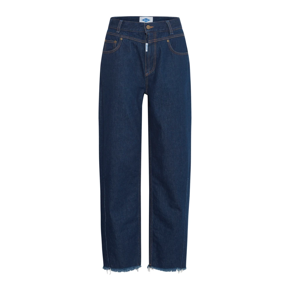 Ball Rinse Wash Jeans Bacammeo Stijl Blue Dames