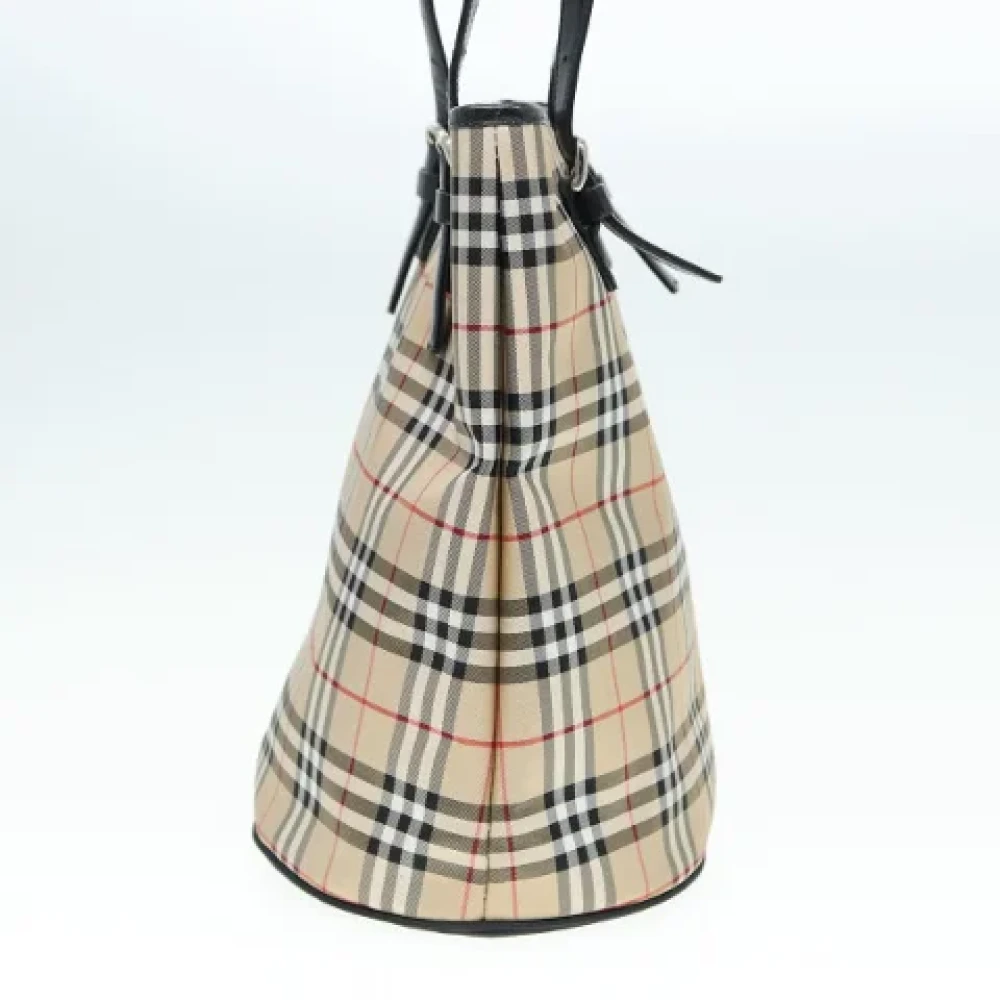 Burberry Vintage Pre-owned Fabric totes Beige Dames
