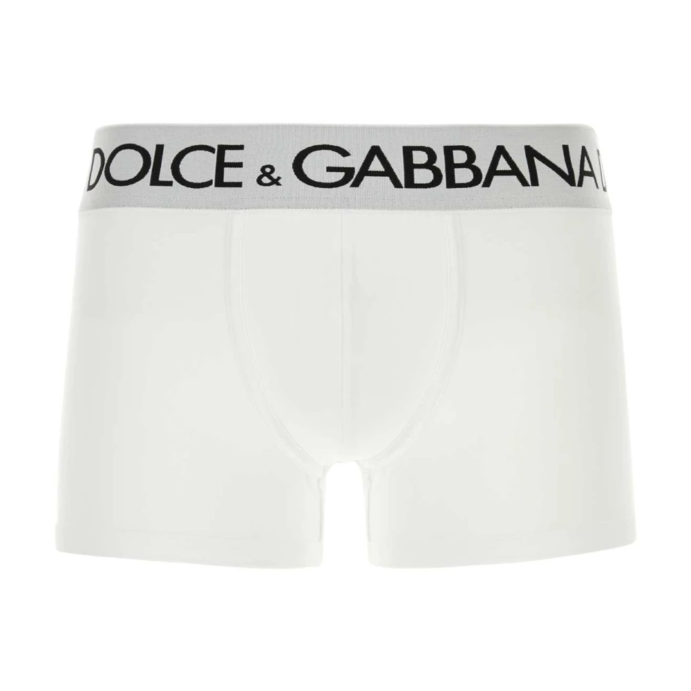 Dolce & Gabbana Stretch bomullsboxer set White, Herr