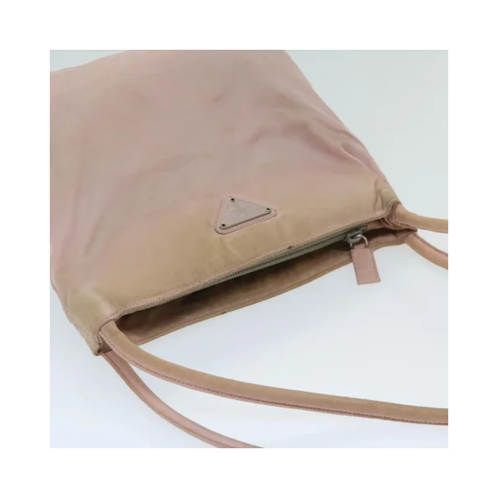 Prada Vintage Pre-owned Nylon handbags Pink Dames