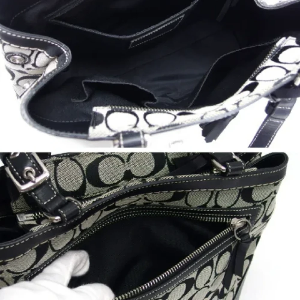 Coach Pre-owned Leather handbags Black Dames
