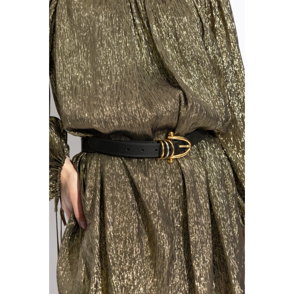 Chloé Leren riem Black Dames