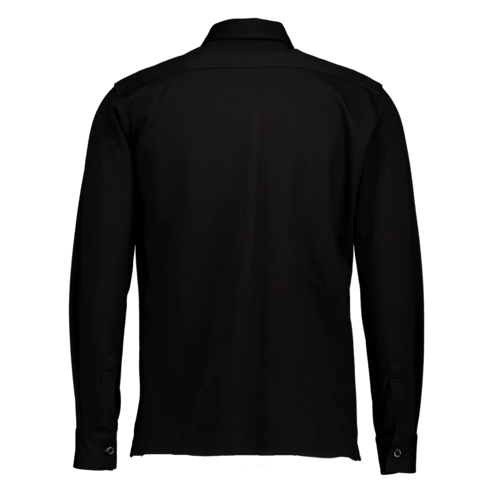 Genti Midtown Overshirts in Zwart Black Heren