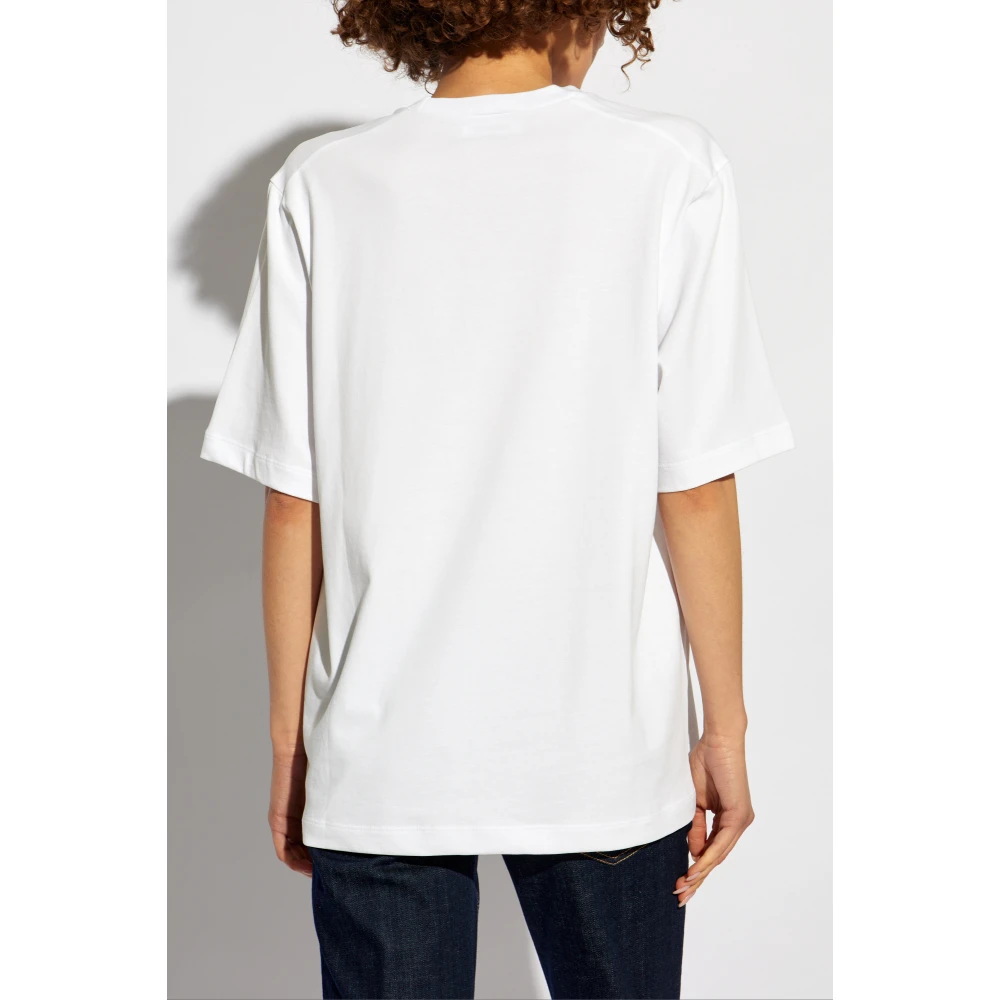 Dsquared2 T-shirt met logo White Dames