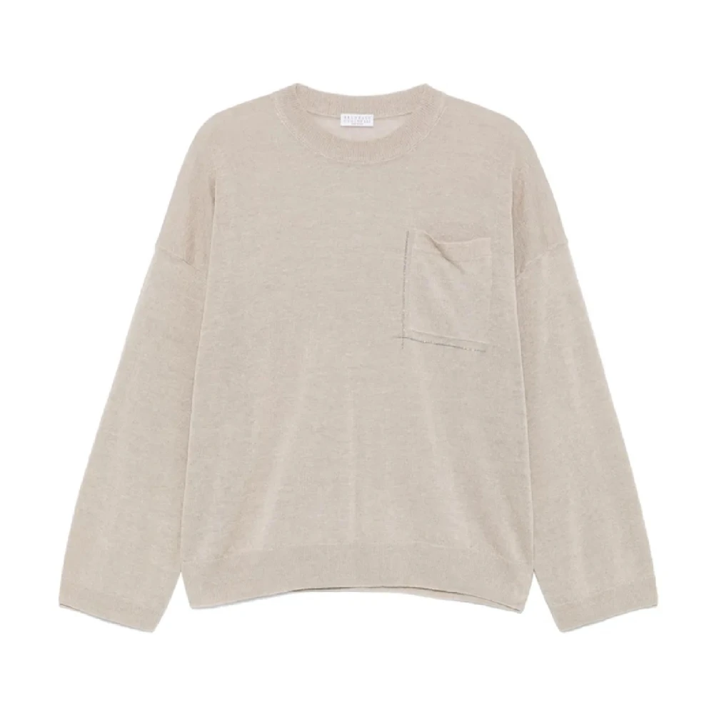 Knitwear > Round-neck Knitwear - - Brunello Cucinelli - Modalova