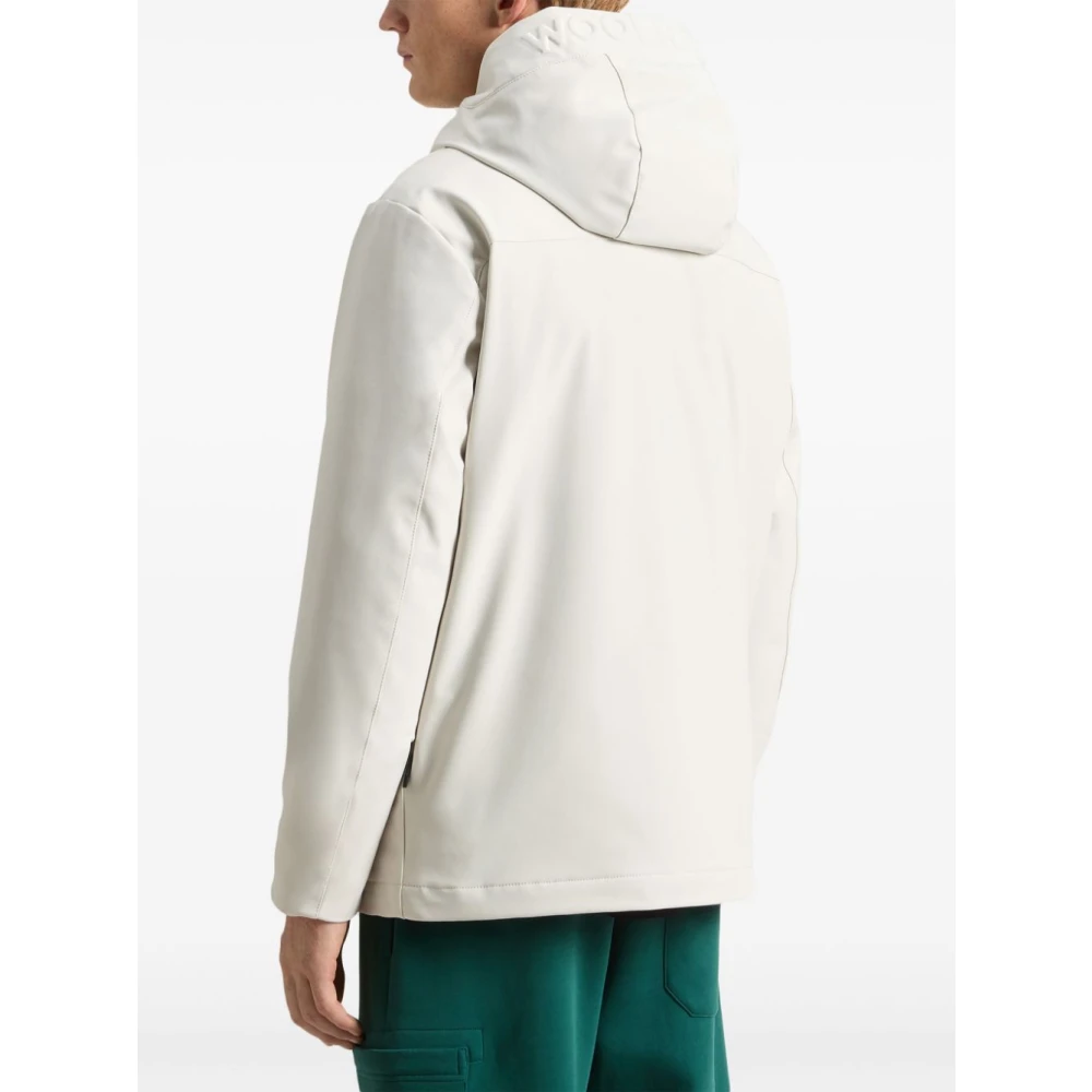 Woolrich Ivoor Winterjassen Beige Heren