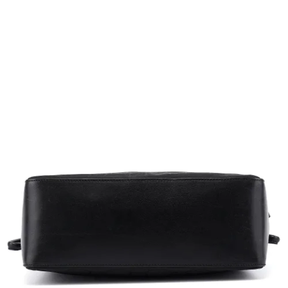 Gucci Vintage Pre-owned Leather handbags Black Dames