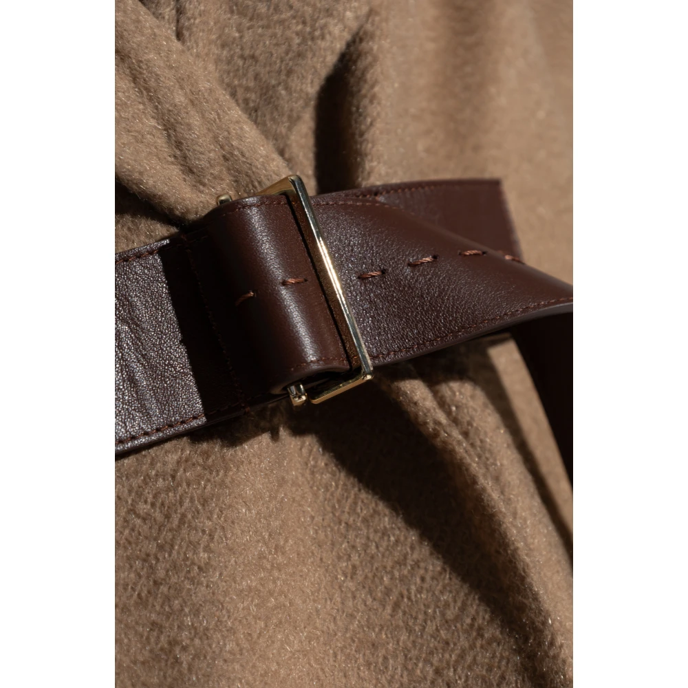 Max Mara Kasjmier poncho Dorico Brown Dames