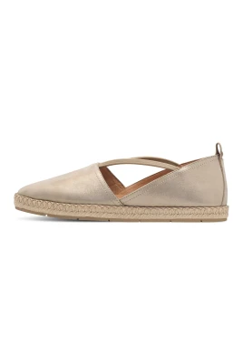Lädersko espadrill