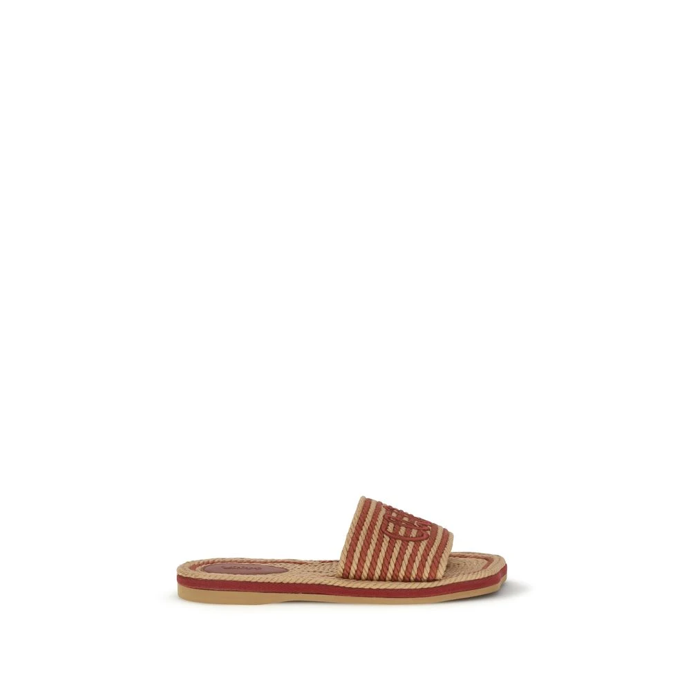Chloé Sand Slide - Female - Sliders - Brown - 5 Uk - Shoes