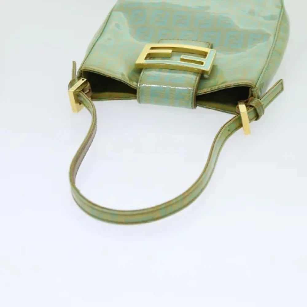 Fendi Vintage Pre-owned Canvas fendi-bags Green Dames