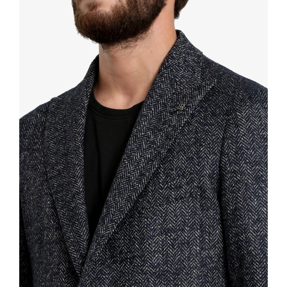 Tagliatore Jassen Blauw Blue Heren