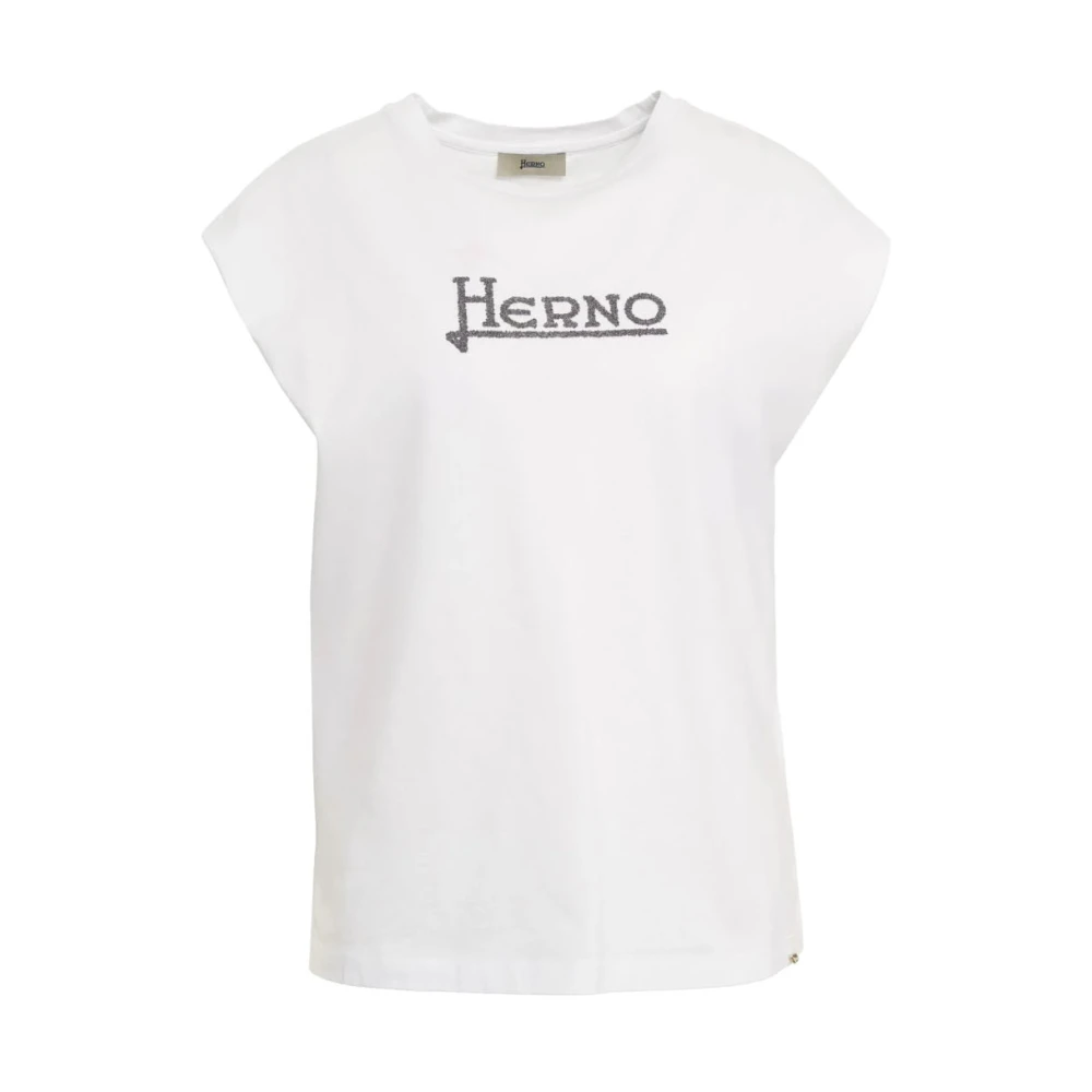 Herno Donna Bianco Top, L, New,