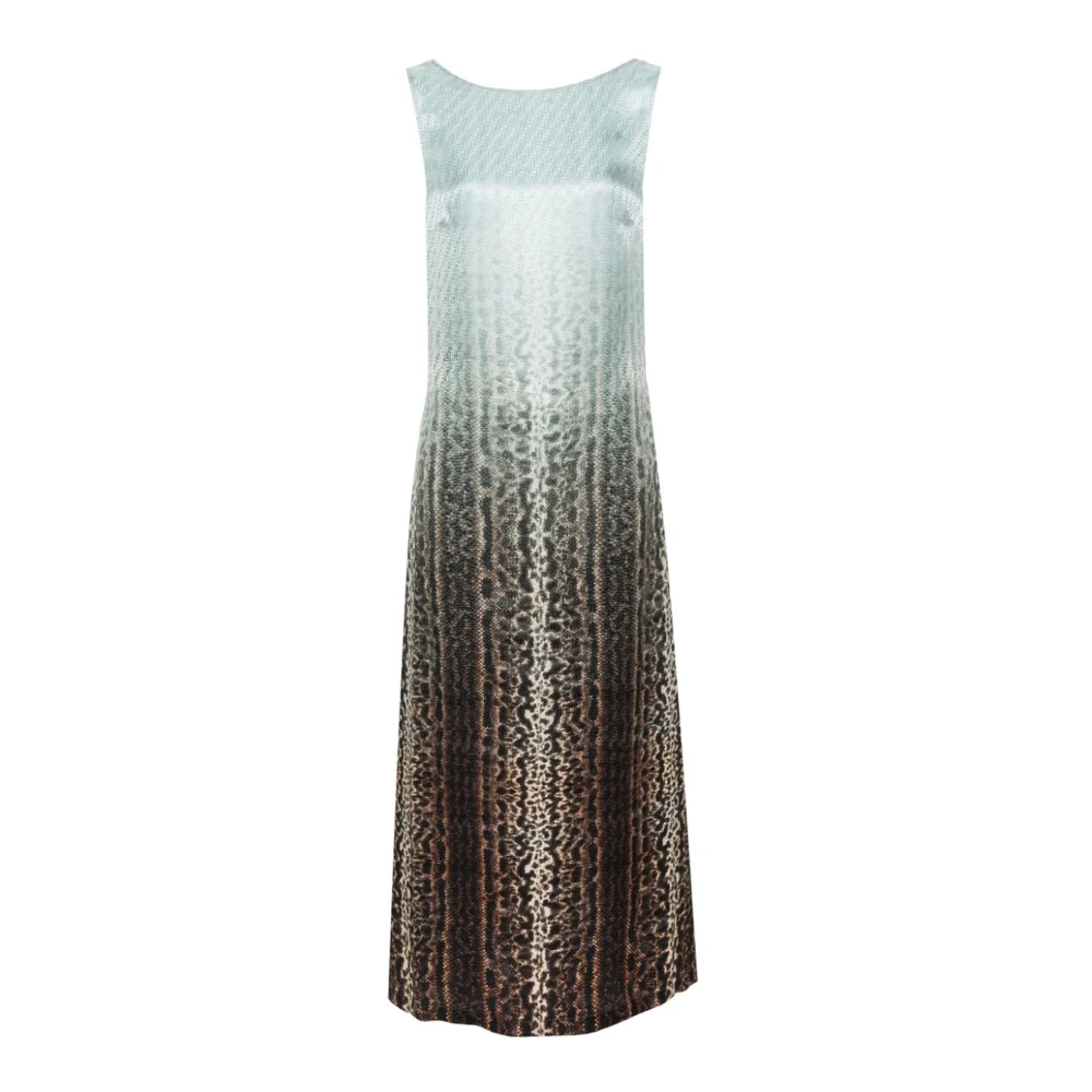 Fendi Damen Blau Kleider, Sgröße:
