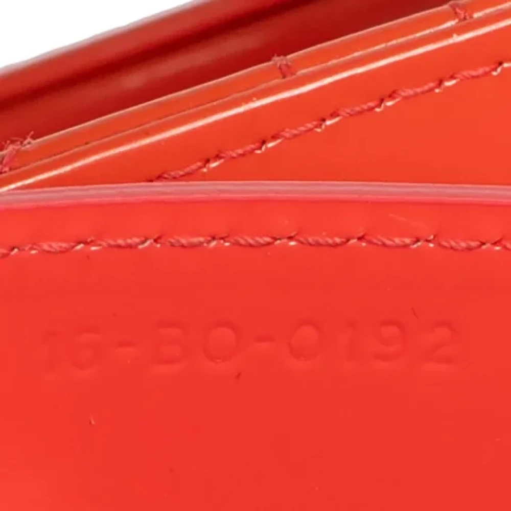 Dior Vintage Pre-owned Leather dior-bags Orange Dames