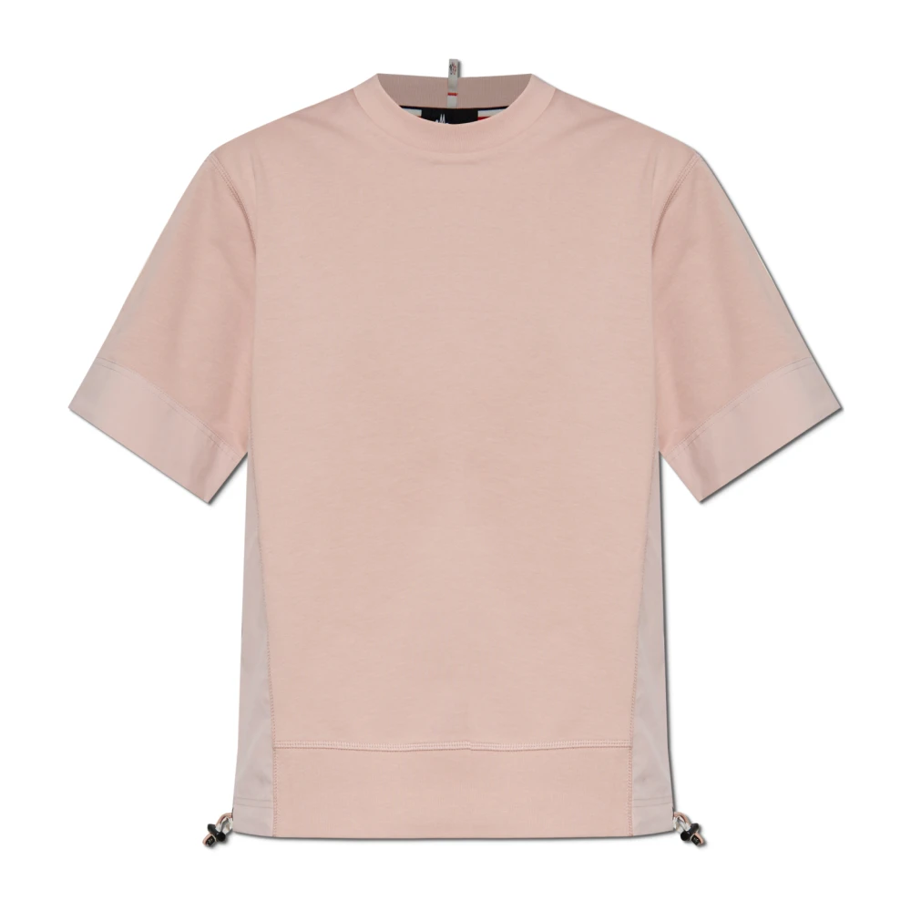 Moncler - Tops > T-Shirts - Pink - Moncler - Modalova