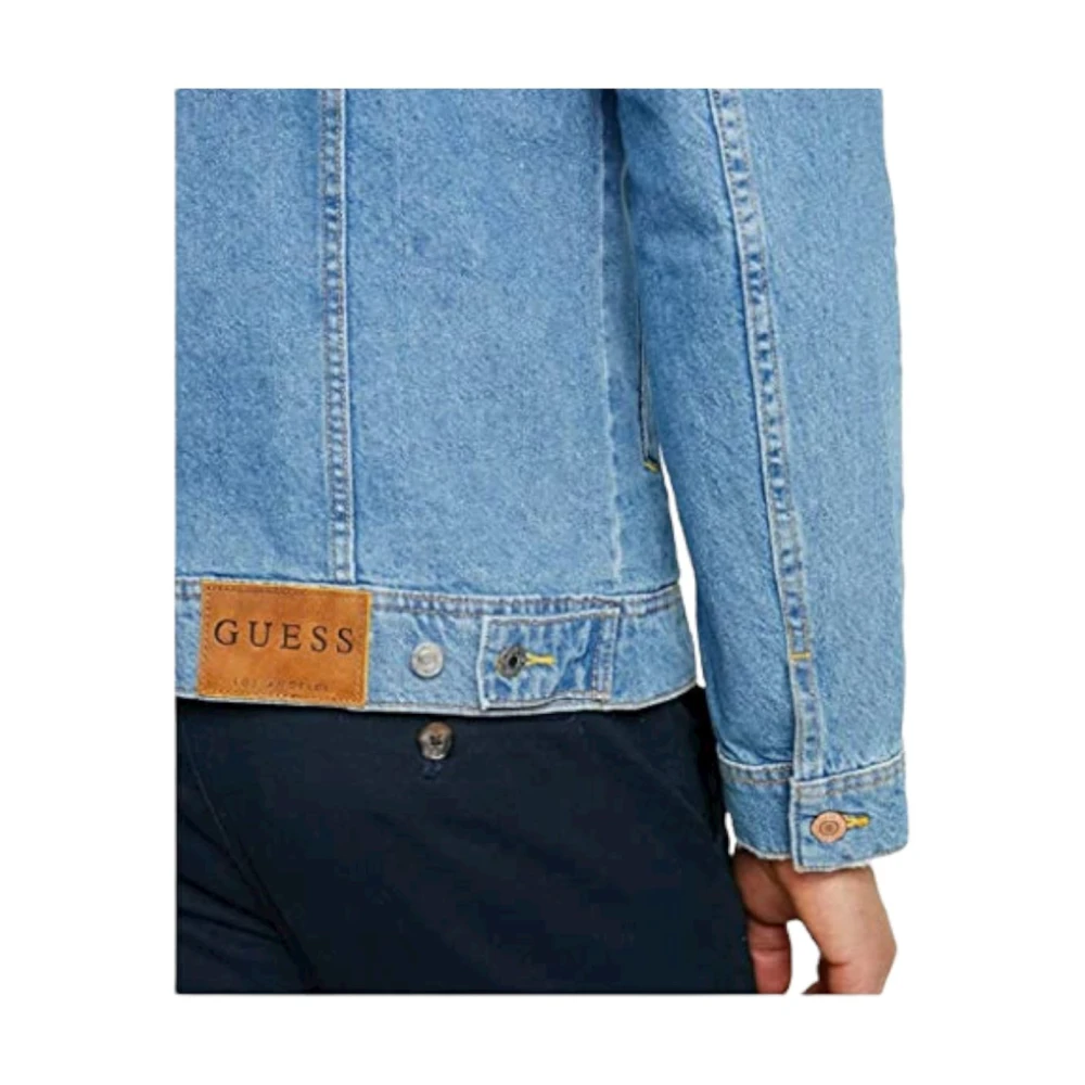 Guess Klassieke Denim Jassen Blue Heren