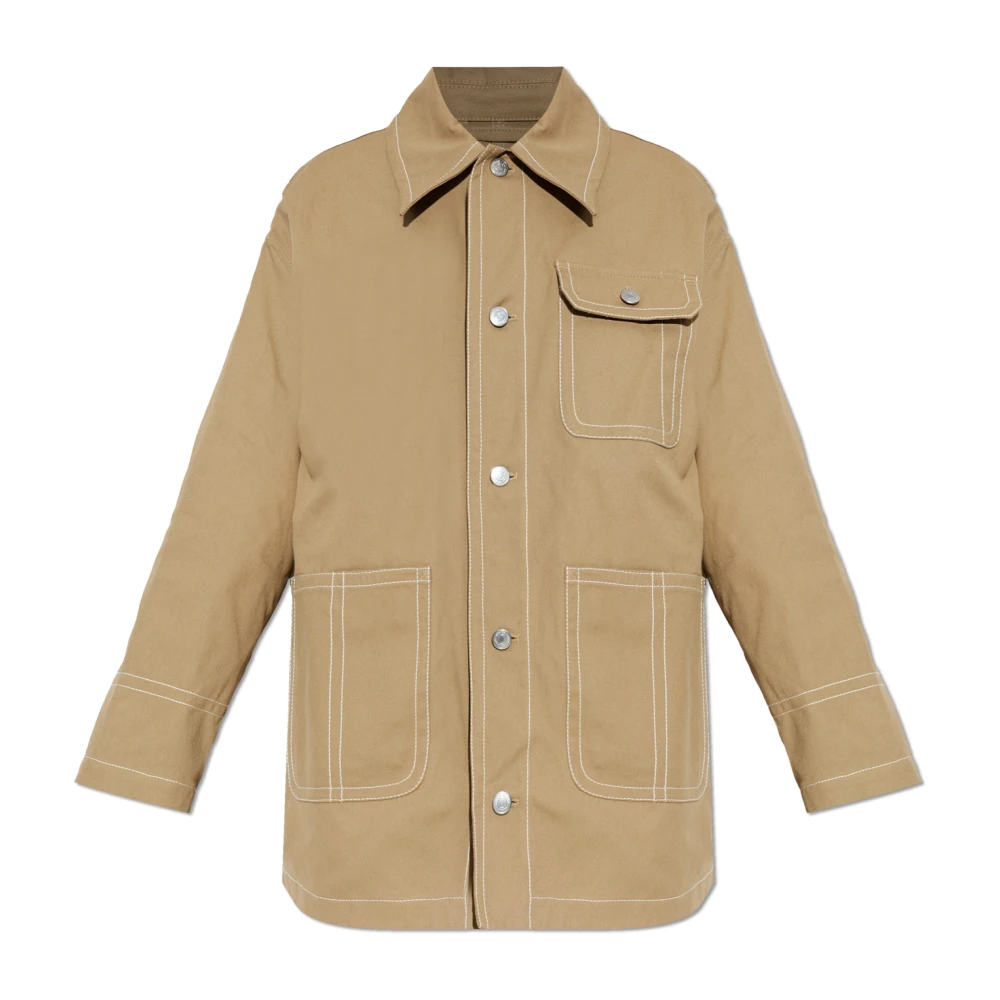 Ami Paris Donna Beige Giacche, Xs, New,