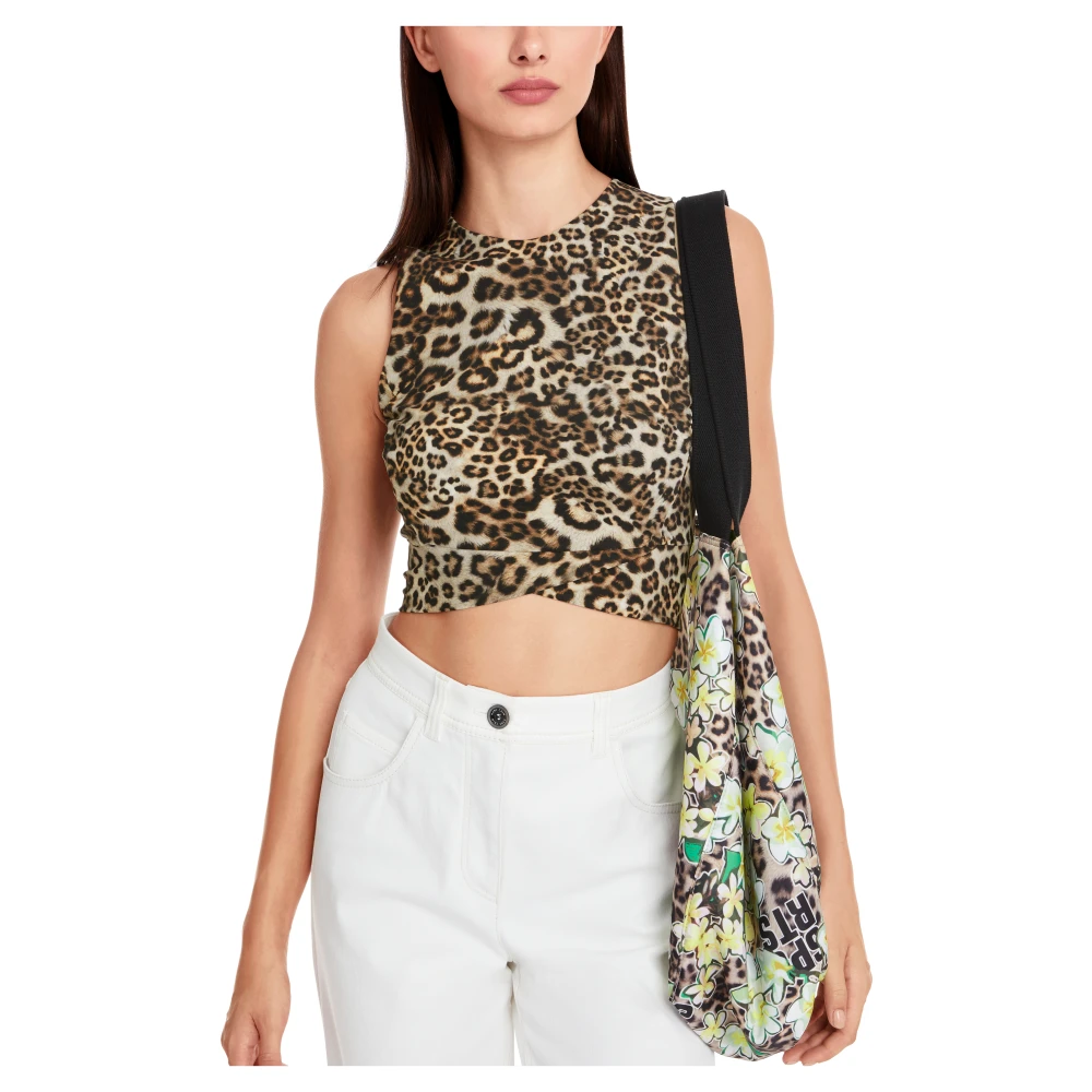 Marc Cain Luipaardprint Top Multicolor Dames