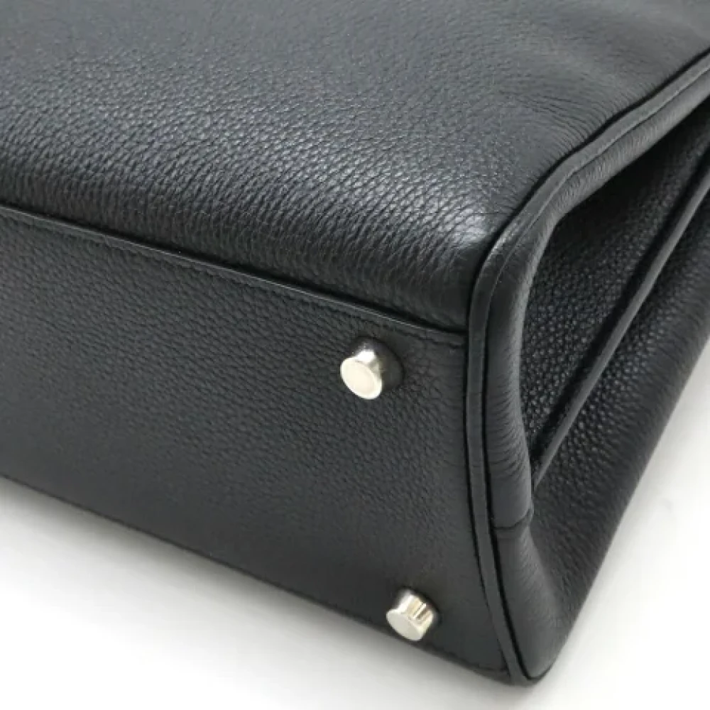 Gucci Vintage Pre-owned Leather handbags Black Dames