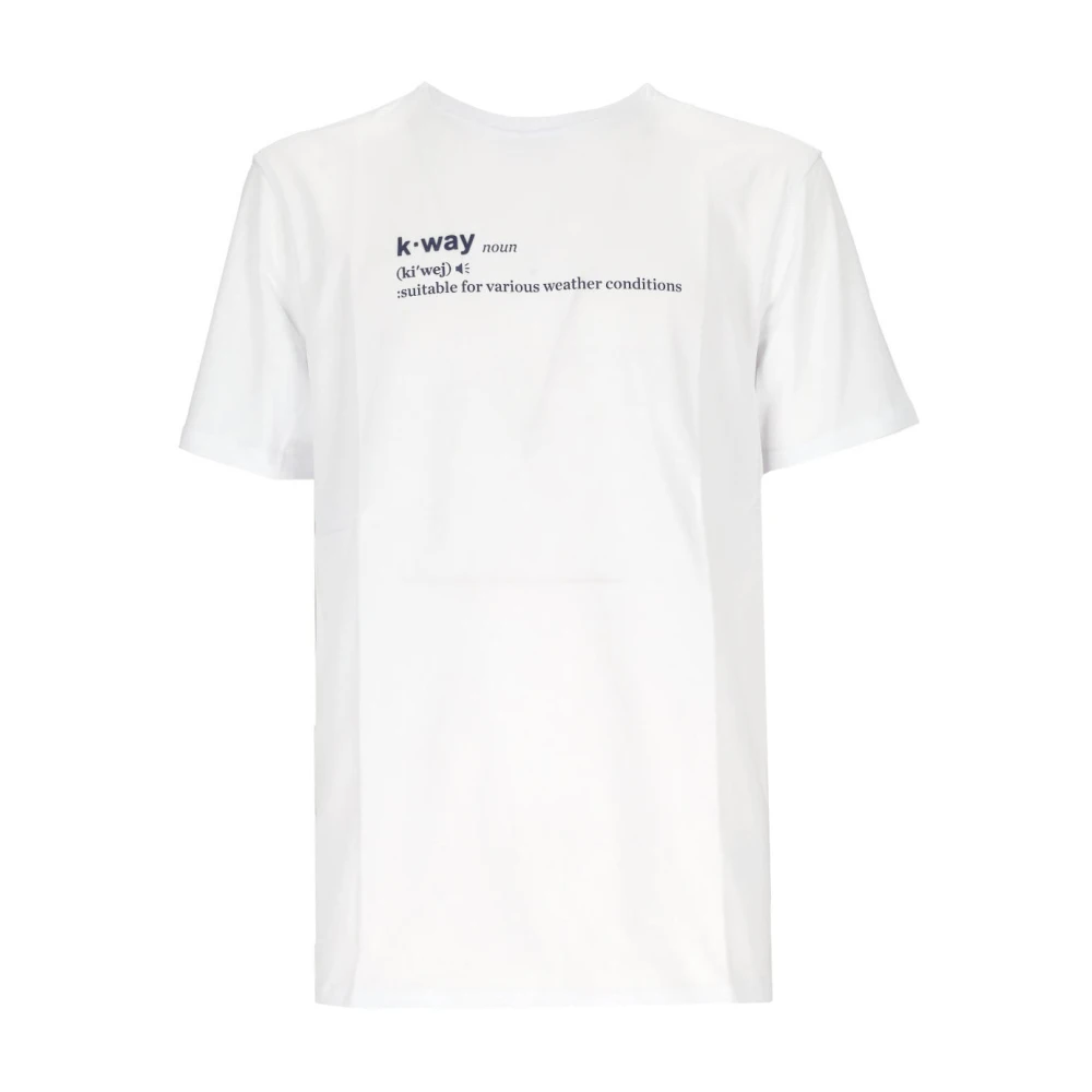 K-Way - Tops > T-Shirts - White - K-Way - Modalova