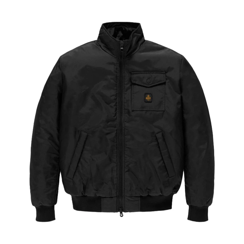Refrigiwear Uomo Nero - Giacca Da Pesca In Nylon Con Zip - Jackets - L