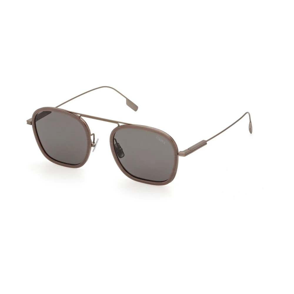 Zegna Sunglasses, Male, 51 Mm, Orizzonte I Sunglasses Brown