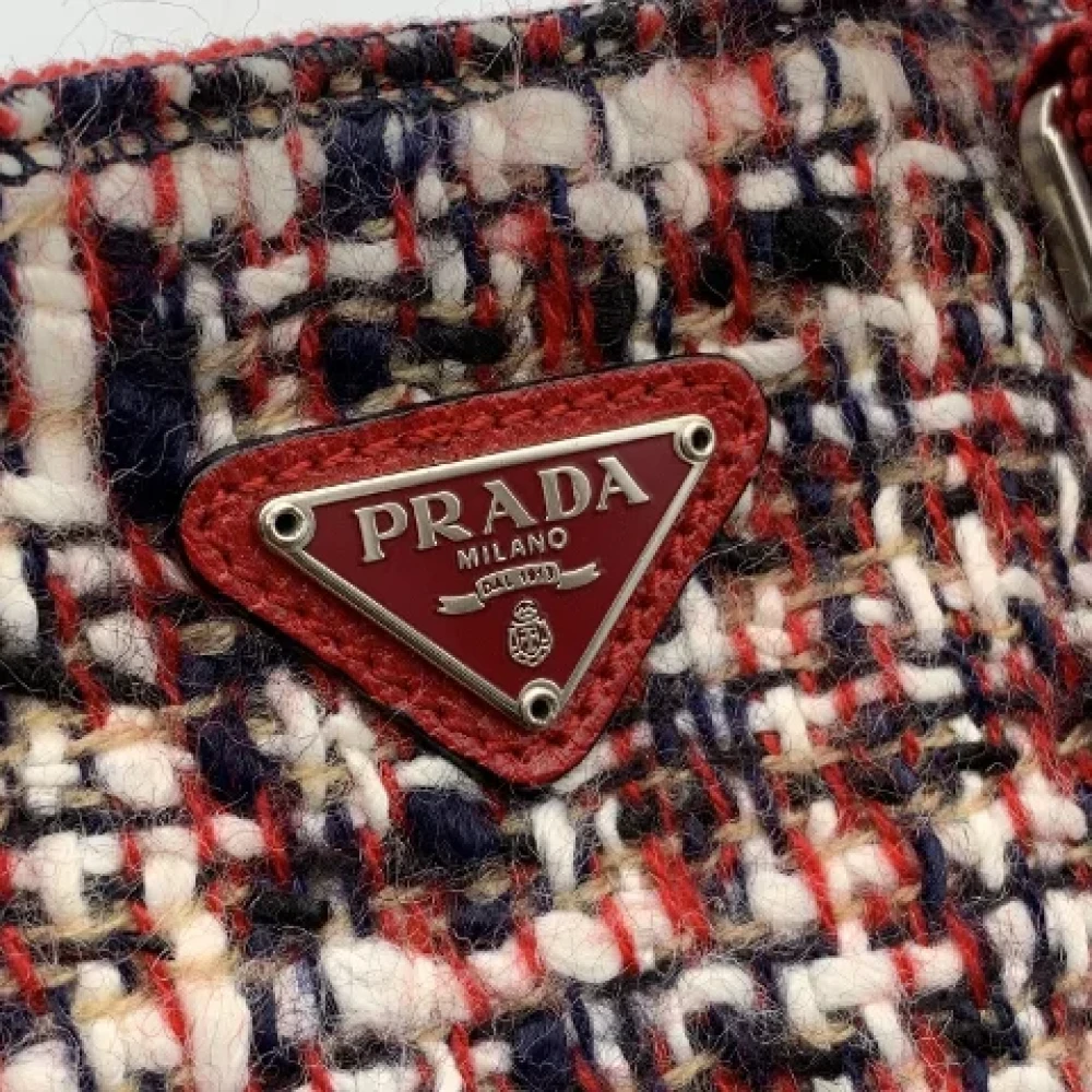 Prada Vintage Pre-owned Leather prada-bags Red Dames