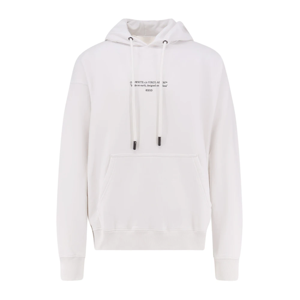 Off White Men's White Statet Skate Hoodie - Off - Hoodies - L - Sweatshirts & Hoodies