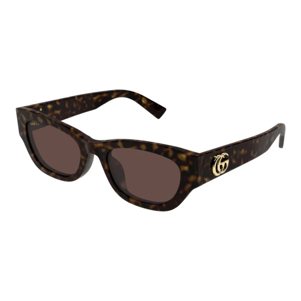 Gucci Unisex Brown Sunglasses, 53 Mm, Emblem Sunglasses